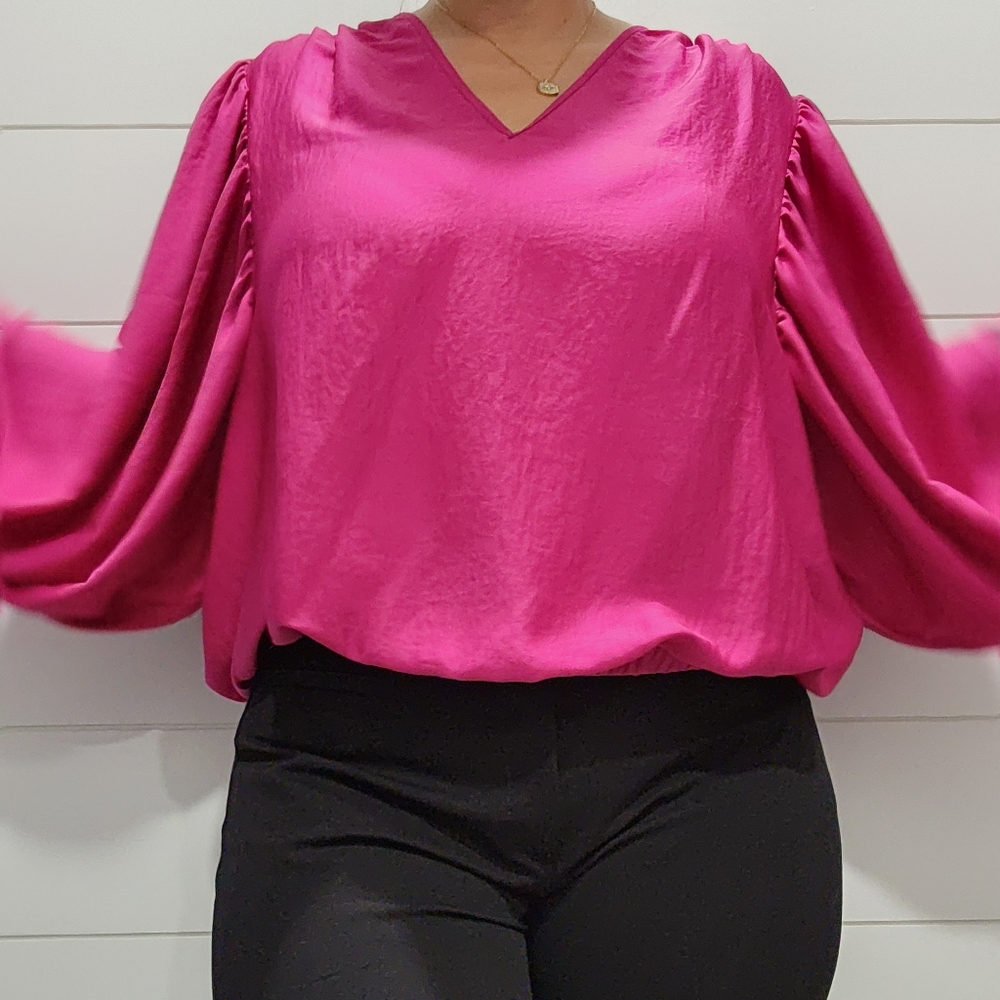 Satin-like Express blouse